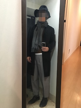 火焔太鼓さん（メンズ・170cm）の冬コーディネート