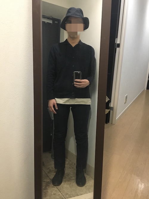 火焔太鼓 ユニクロのニット セーターを使ったコーディネート Wear