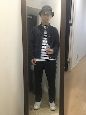 「417 EDIFICE（フォーワンセブンエディフィス）のアイテム（ブルゾン）」を使った、火焔太鼓さん（メンズ・170cm）の秋コーディネート