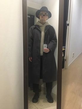 「417 EDIFICE（フォーワンセブンエディフィス）のアイテム（パーカー）」を使った、火焔太鼓さん（メンズ・170cm）の冬コーディネート