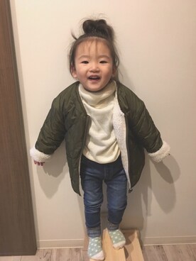 N2さん（キッズ・90cm）の冬コーディネート