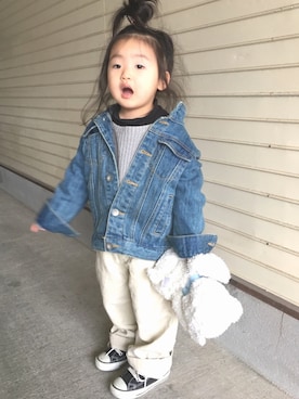 N2さん（キッズ・90cm）の冬コーディネート