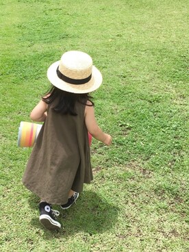 「ロングヘア」｜「アイテム（その他）」を使った、N2さん（キッズ・100cm）の夏コーディネート
