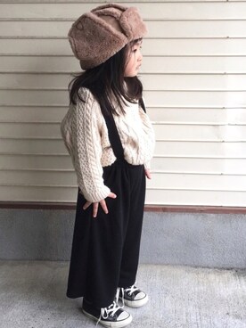 N2さん(キッズ・100cm)の冬コーディネート