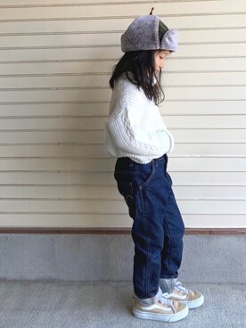 「on the day（オンザデイ）のアイテム」を使った、N2さん（キッズ・110cm）の冬コーディネート