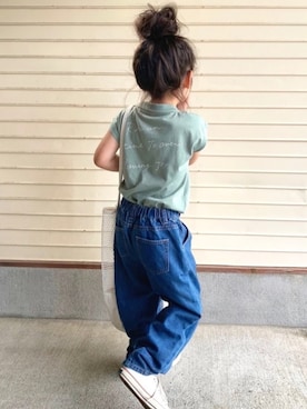 「classicalelf（クラシカルエルフ）のアイテム（バッグ）」を使った、N2さん（キッズ・110cm）の夏コーディネート