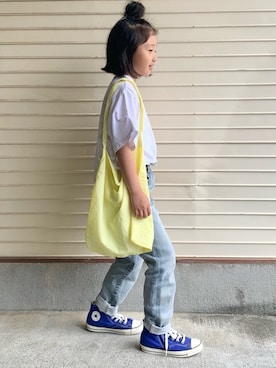 「ハイカット」｜N2さん（キッズ・120cm）の夏コーディネート