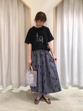 「キュロット」｜「アイテム（パンプス）」を使った、kondoさん（レディース・156cm）の春コーディネート