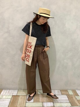 kondoさん（レディース・156cm）の夏コーディネート