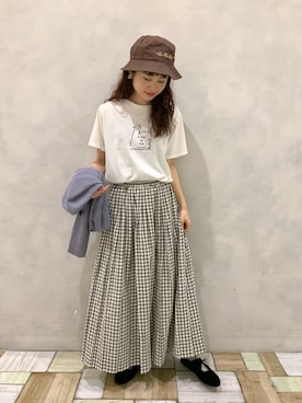 「スワン」｜kondoさん（レディース・156cm）の夏コーディネート