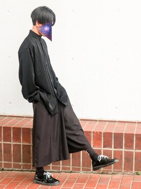 「アイテム（ローファー）」を使った、paellarafさん（メンズ・173cm・10代）の秋コーディネート