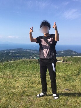 「アイテム（メッセンジャーバッグ）」を使った、Daikiさん（メンズ・173cm・10代）の夏コーディネート