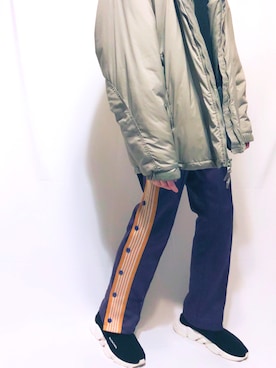 「スピードトレーナー」｜「アイテム（ジャケット/アウター）」を使った、はまさん（メンズ・175cm）の冬コーディネート
