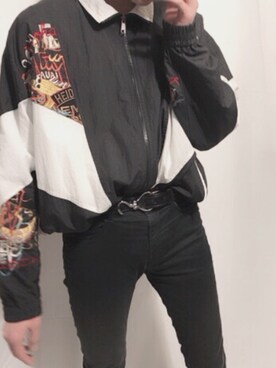 「doublet（ダブレット）のアイテム（ナイロンジャケット）」を使った、はまさん（メンズ・175cm）の冬コーディネート