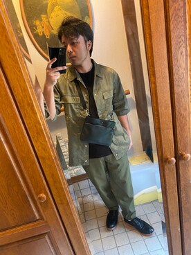 「タケオキクチ(TAKEO KIKUCHI)」｜「アイテム（その他シューズ）」を使った、fashion_maigoさん（メンズ・170cm）の夏コーディネート