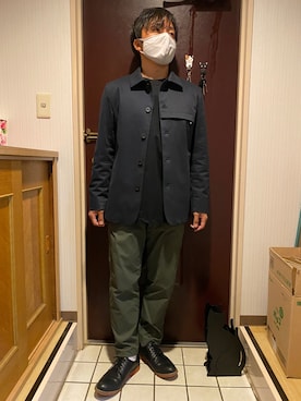 「PLST（プラステ）のアイテム（ジャケット/アウター）」を使った、fashion_maigoさん（メンズ・170cm）の春コーディネート