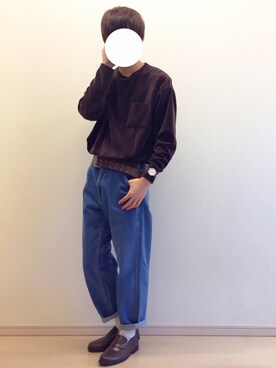 「ドラフトリーバイス」｜「アイテム（その他）」を使った、Mochiさん（メンズ・172cm）の冬コーディネート