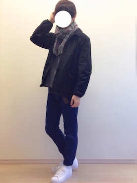 「ドラフトリーバイス」｜「アイテム（ソックス/靴下）」を使った、Mochiさん（メンズ・172cm）の冬コーディネート