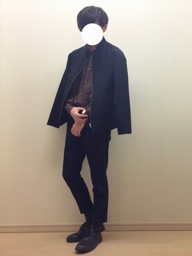 「SENSE OF PLACE by URBAN RESEARCH（センスオブプレイスバイアーバンリサーチ）のアイテム（MA-1）」を使った、Mochiさん（メンズ・172cm）の春コーディネート