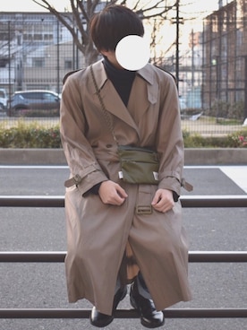 「ORVIS（オービス）のアイテム」を使った、Mochiさん（メンズ・172cm）の冬コーディネート