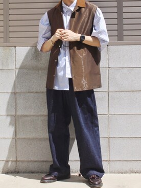 Mochiさん（メンズ・172cm）の夏コーディネート