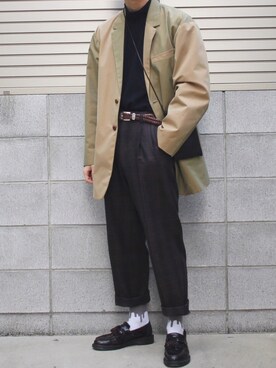 「Journal Standard TRISECT（トライセクト）のアイテム（ジャケット/アウター）」を使った、Mochiさん（メンズ・172cm）の秋コーディネート