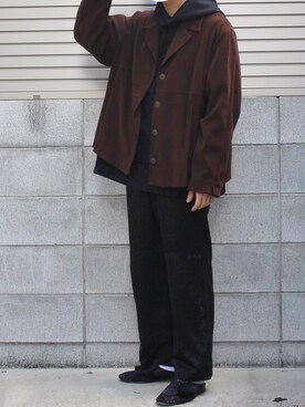 「TODAY edition（トゥデイエディション）のアイテム」を使った、Mochiさん（メンズ・172cm）の冬コーディネート