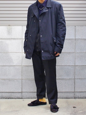 「NUMBER M（ナンバーエム）のアイテム」を使った、Mochiさん（メンズ・172cm）の冬コーディネート