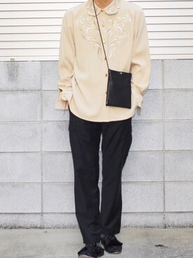 「NUMBER M（ナンバーエム）のアイテム」を使った、Mochiさん（メンズ・172cm）の春コーディネート