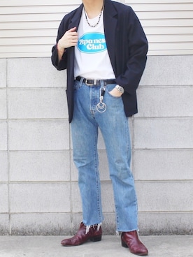 「時計」｜「アイテム（その他）」を使った、Mochiさん（メンズ・172cm）の春コーディネート