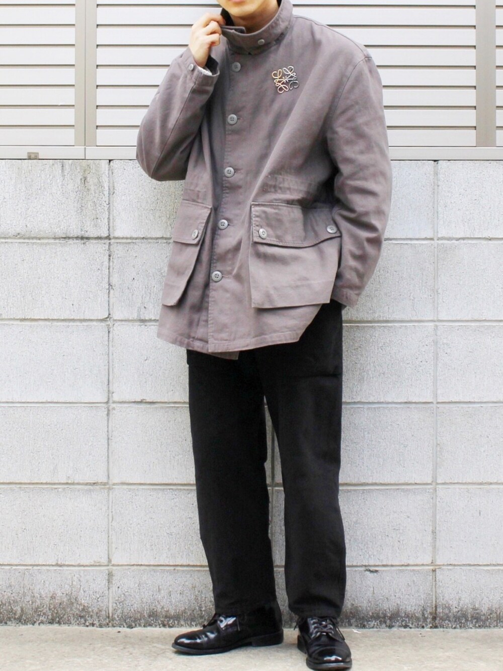 「くすみカラー、年末WEAR感謝祭、モノトーン、冬コーデ、ミリタリー、ジャケット、マイベストコーデ2020、journal standard、カーゴパンツ、レースアップシューズ」｜「InstagramのInstagram（その他、その他）」を使った、Mochiさん（メンズ・172cm）の冬コーディネートの1枚目の写真