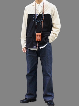 「CLASS（クラス）のアイテム（ジャケット/アウター）」を使った、Mochiさん（メンズ・172cm）の春コーディネート