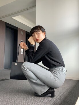 「おとなコーデ」｜「アイテム（ブーツ）」を使った、taekkyさん（レディース・160cm）の冬コーディネート