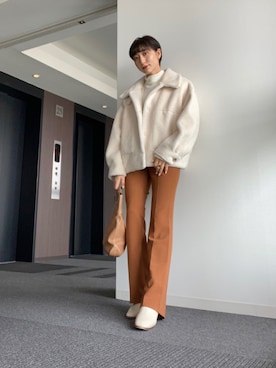 「STUNNING LURE（スタニングルアー）のアイテム（ジャケット/アウター）」を使った、taekkyさん（レディース・160cm）の冬コーディネート