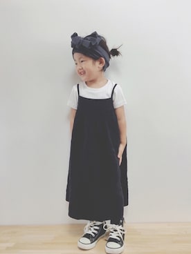 「コンバース」｜1keiさん（キッズ・110cm）の夏コーディネート