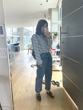 尾辻納奈さん（レディース・168cm）の春コーディネート