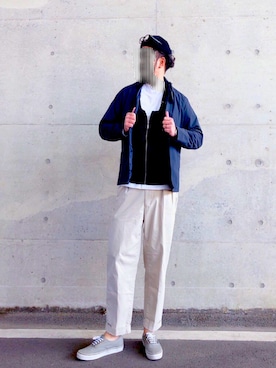 「アイテム（ブルゾン）」を使った、nozuproductsさん（メンズ・185cm・30代）の冬コーディネート