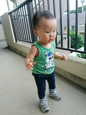 HARUHARUさん（キッズ・80cm）の夏コーディネート