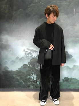 「lot holon（ロットホロン）のアイテム（トップス）」を使った、志摩正義さん（メンズ・170cm）の秋コーディネート