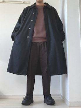 「POLYPLOID（ポリプロイド）のアイテム（その他アウター）」を使った、wacky17さん（メンズ・174cm）の冬コーディネート