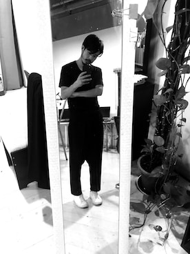 「:CHOCOOLATEのアイテム」を使った、仙仙姚さん（メンズ・174cm）の夏コーディネート