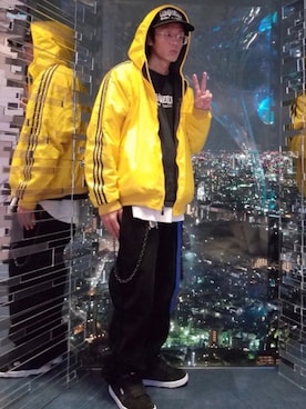 「BUTTSTAIN（バットステイン）のアイテム」を使った、___notl___さん（メンズ・177cm）の夏コーディネート