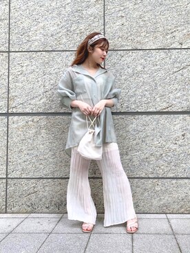 「Chico（チコ）のアイテム（財布/小物）」を使った、maii3308さん（レディース・153cm）の春コーディネート