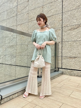 「Chico（チコ）のアイテム（財布/小物）」を使った、maii3308さん（レディース・153cm）の春コーディネート