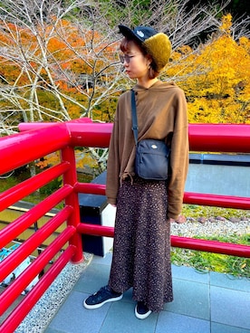 あやかさん（レディース・160cm）の冬コーディネート