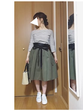 aya8さん（レディース・155cm）の春コーディネート