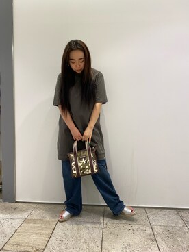 「AVIREX（アヴィレックス）のアイテム（チュニック）」を使った、🌻さん（レディース・156cm）の夏コーディネート