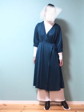 「LOWRYS FARM（ローリーズファーム）のストレッチヒールブーツ　851418（ブーツ）」を使った、mnさん（レディース・166cm）の秋コーディネート