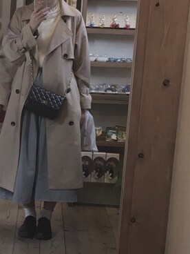 咲さん（レディース・162cm）の冬コーディネート