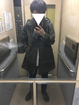 「UNITED ARROWS（ユナイテッドアローズ）のアイテム（モッズコート）」を使った、kazuya🇰🇷さん（メンズ・172cm）の冬コーディネート